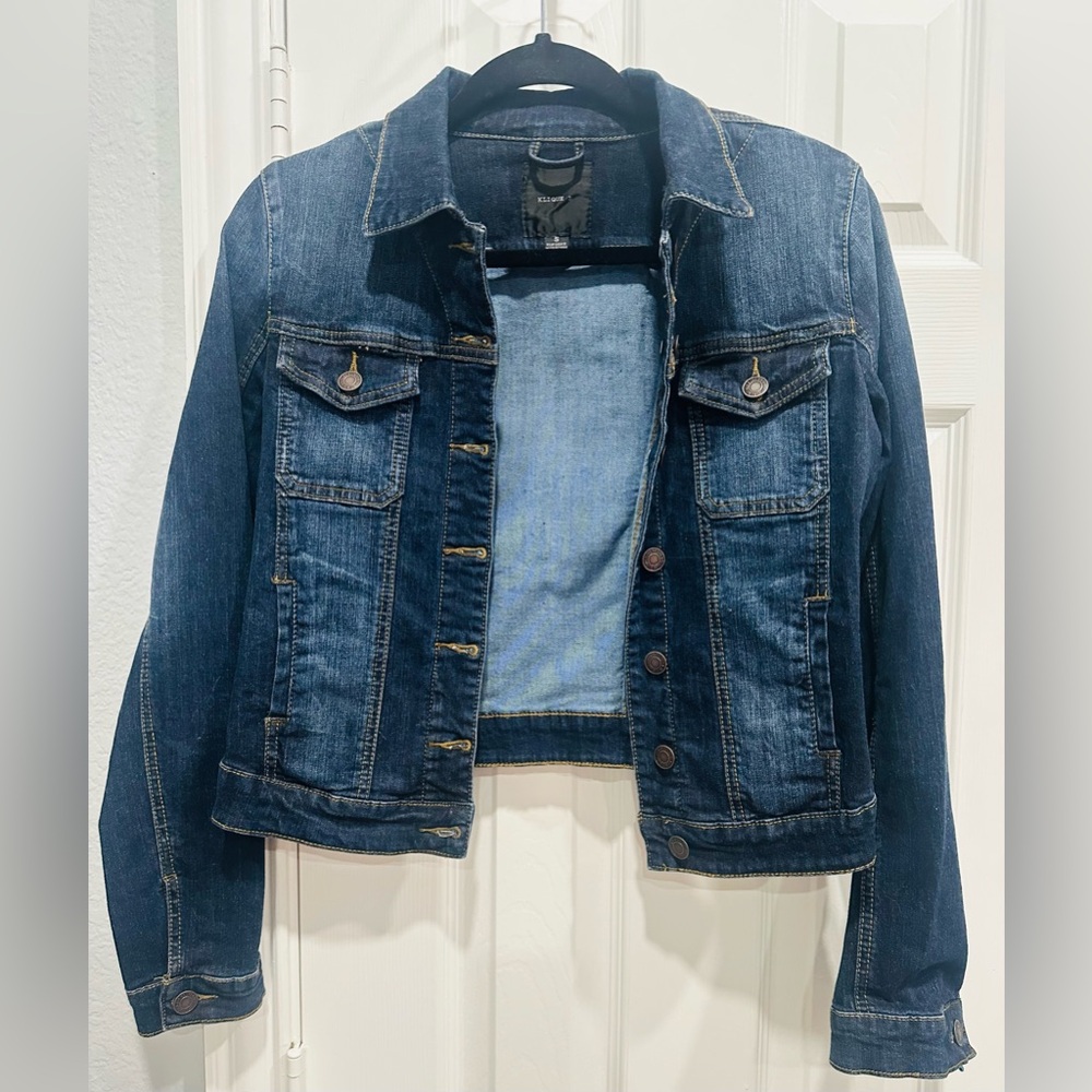 Klique, Cropped Denim Jacket, Small NWOT